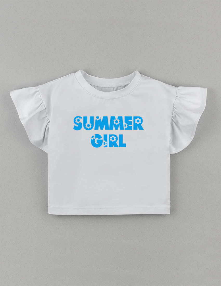 Футболка Фоксі біла Summer girl 