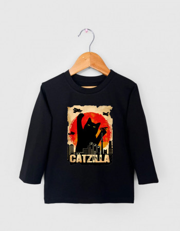 Лонгслив Лінк чорний Catzilla