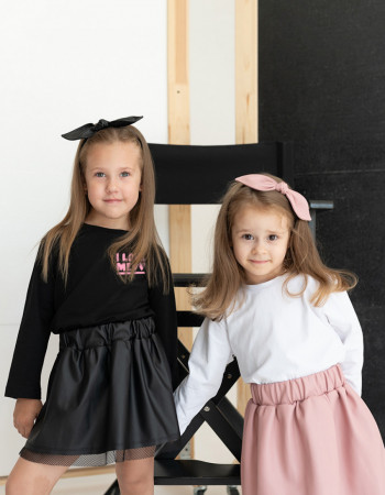 Лонгслив Лінк чорний I love me