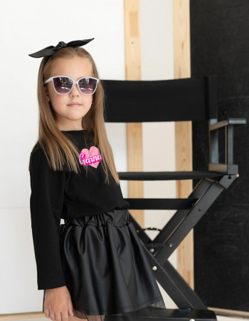 Лонгслив Лінк чорний Garna Лонгслив Лінк чорний Garna