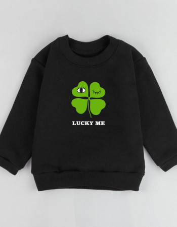 Джемпер Шелдон чорний з начосом Lucky