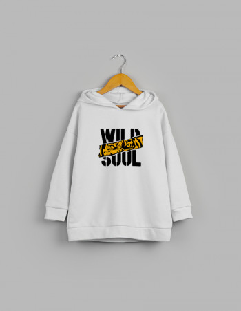 Толстовка Алекс біла з начосом Wild soul