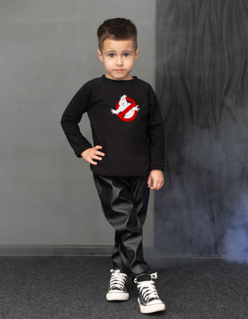 Лонгслив Лінк чорний Приведение в ловушке