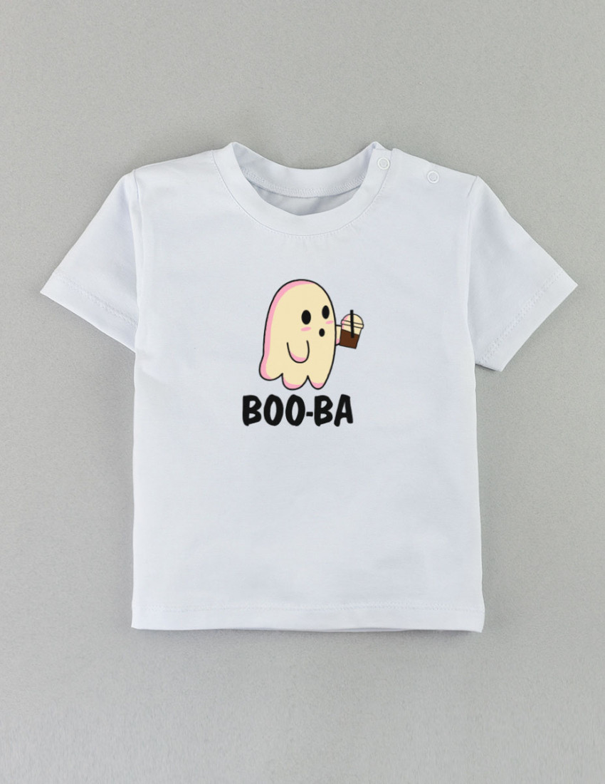 Футболка Овер біла Boo-ba