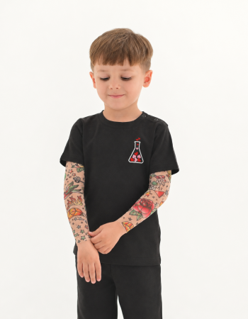 Футболка Дрейк з тату рукавами tattoo style Колба