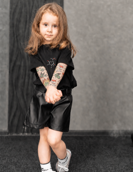 Футболка Дрейк з тату рукавами tattoo style Формула