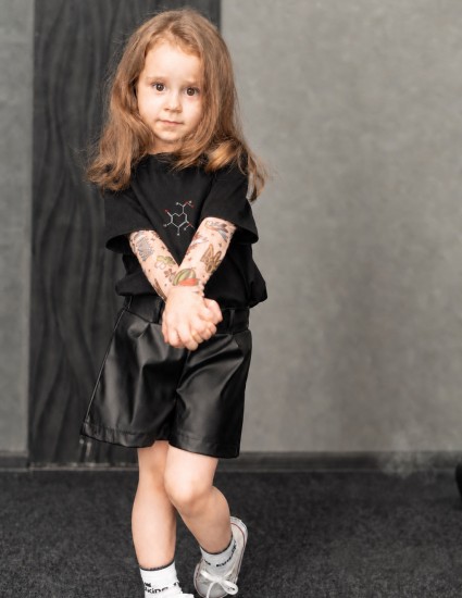 Футболка Дрейк з тату рукавами tattoo style Формула