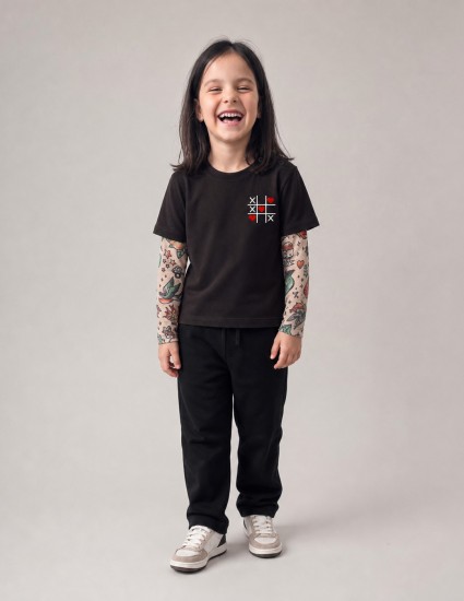 Футболка Дрейк з тату рукавами tattoo style Хрестики-нолики