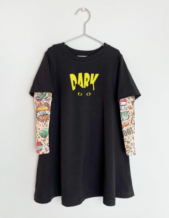 Сукня Дрейк Tattoo style Dark