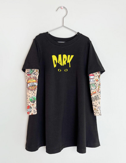 Сукня Дрейк Tattoo style Dark