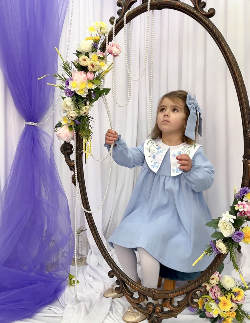 Сукня Квітана світло-блакитна