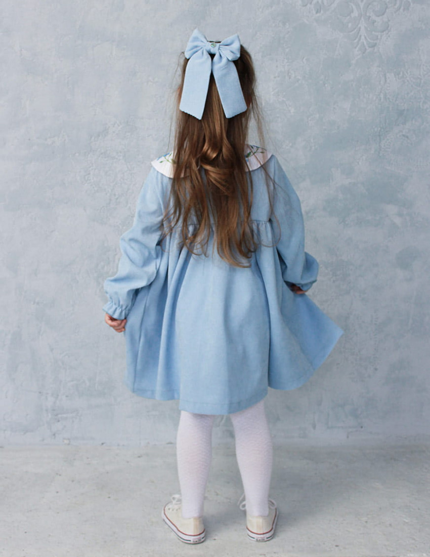 Сукня Квітана світло-блакитна