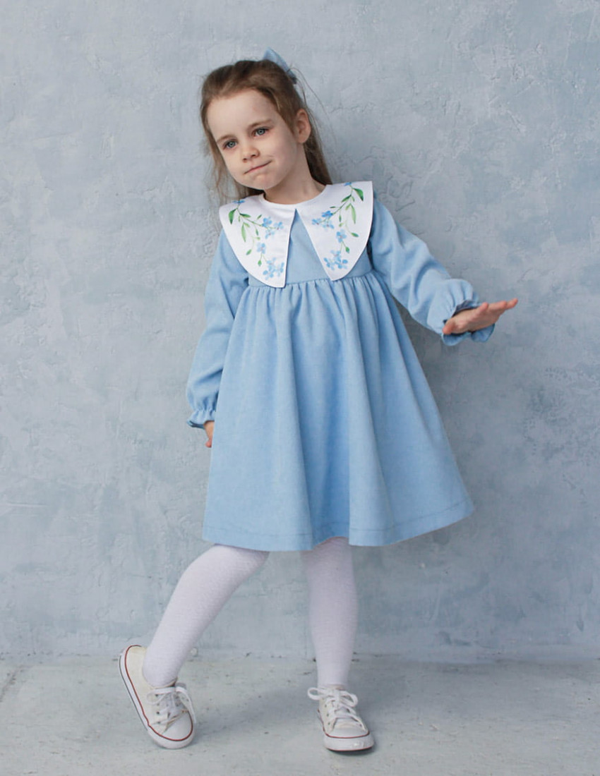 Сукня Квітана світло-блакитна