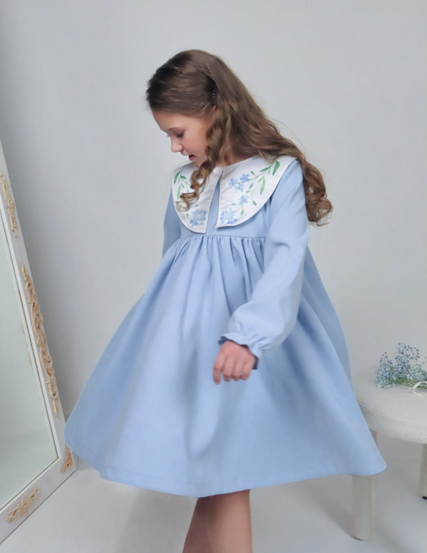 Сукня Квітана світло-блакитна