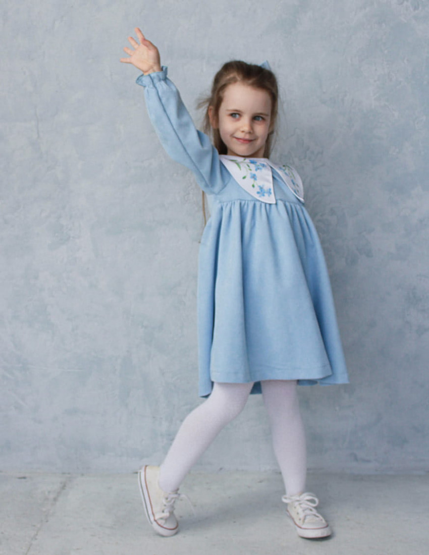 Сукня Квітана світло-блакитна