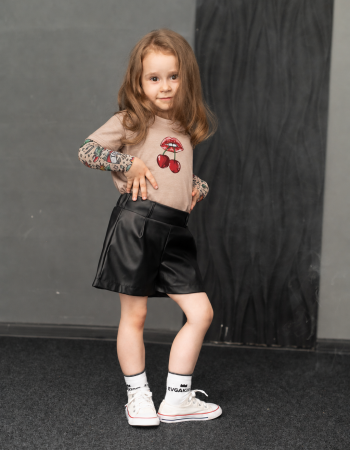 Футболка Дрейк з тату рукавами tattoo style Cherry lips