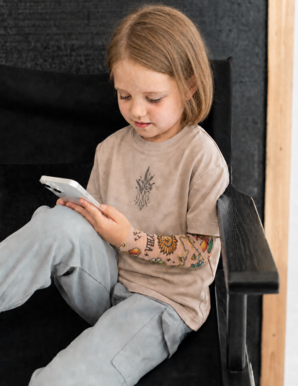 Футболка Дрейк з тату рукавами tattoo style Квітучий тризуб