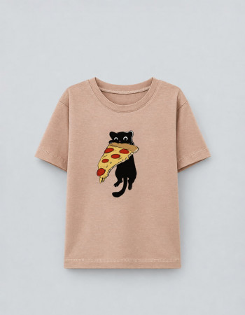 Футболка Овер тілесна Pizza lover