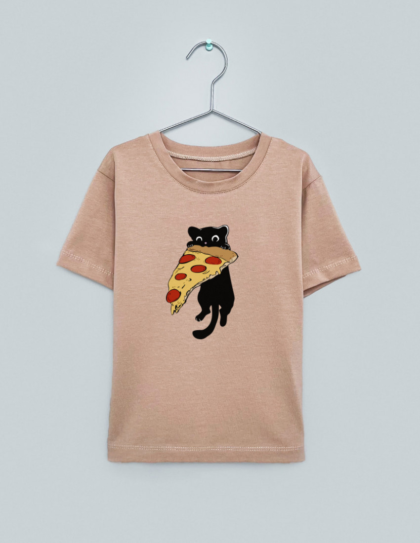 Футболка Овер тілесна Pizza lover Футболка Овер тілесна Pizza lover