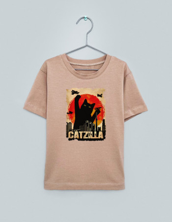 Футболка Овер тілесна Catzilla