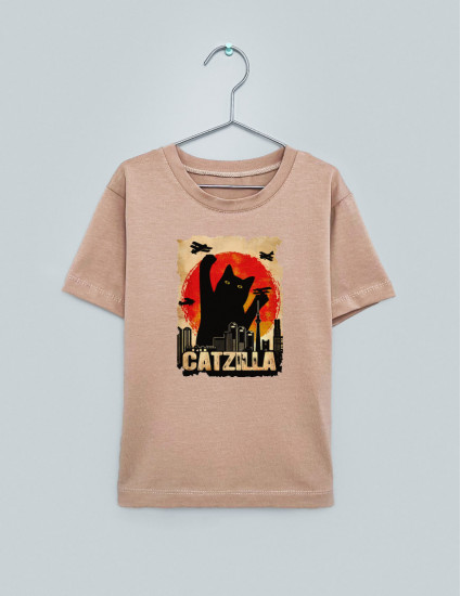 Футболка Овер тілесна Catzilla