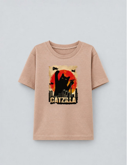 Футболка Овер тілесна Catzilla