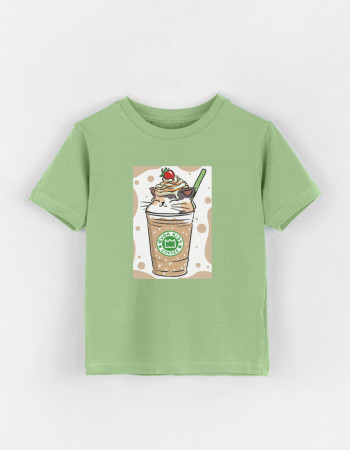 Футболка Овер фісташка Catppuccino