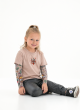 Футболка Дрейк з тату рукавами tattoo style Тризуб Вишиванка
