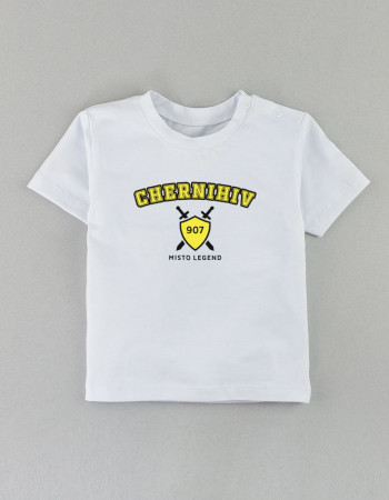 Футболка Овер біла Chernihiv
