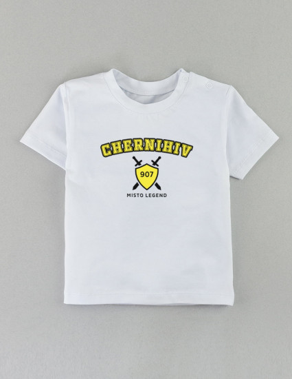 Футболка Овер біла Chernihiv