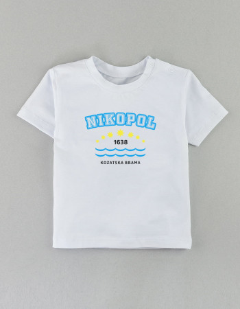 Футболка Овер біла Nikopol