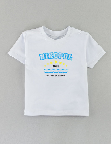 Футболка Овер біла Nikopol