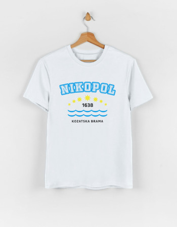 Футболка Овер для дорослого біла Nikopol
