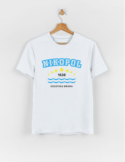 Футболка Овер для дорослого біла Nikopol