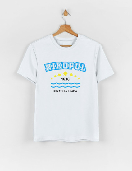 Футболка Овер для дорослого біла Nikopol