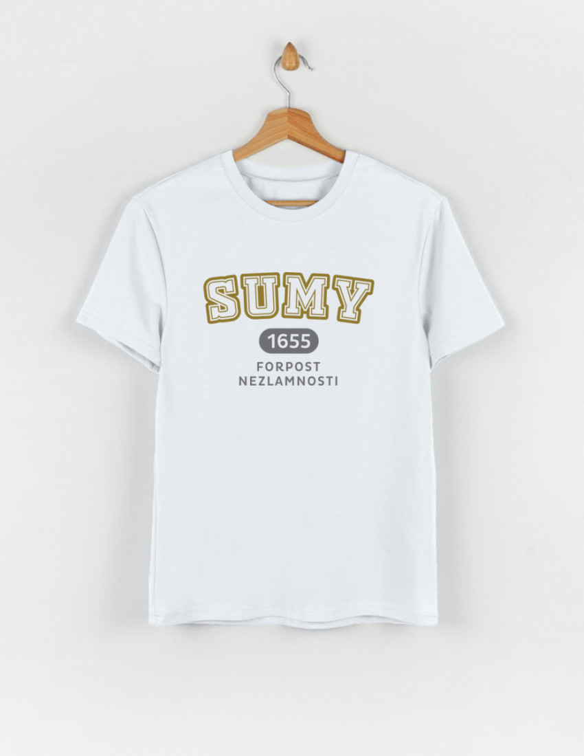 Футболка Овер для дорослого біла Sumy Футболка Овер для дорослого біла Sumy