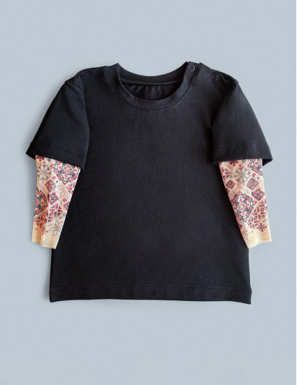 Футболка з тату-рукавами Дрейк Українські мотиви