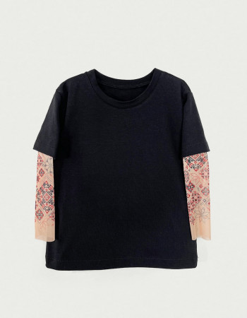 Футболка з тату-рукавами Дрейк Українські мотиви