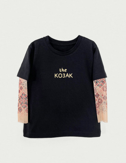 Футболка з тату-рукавами Дрейк Українські мотиви The козак