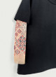 Футболка з тату-рукавами Дрейк Українські мотиви Українські мотиви червоно-білі