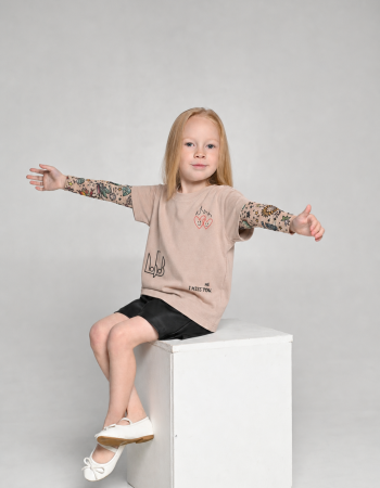 Футболка Дрейк з тату рукавами tattoo style Любов
