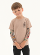 Футболка Дрейк з тату рукавами tattoo style Danger