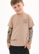 Футболка Дрейк з тату рукавами tattoo style Best friends