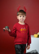 Світшот Джоуї бордовий Halloween Boo Світшот Джоуї бордовий Halloween Boo