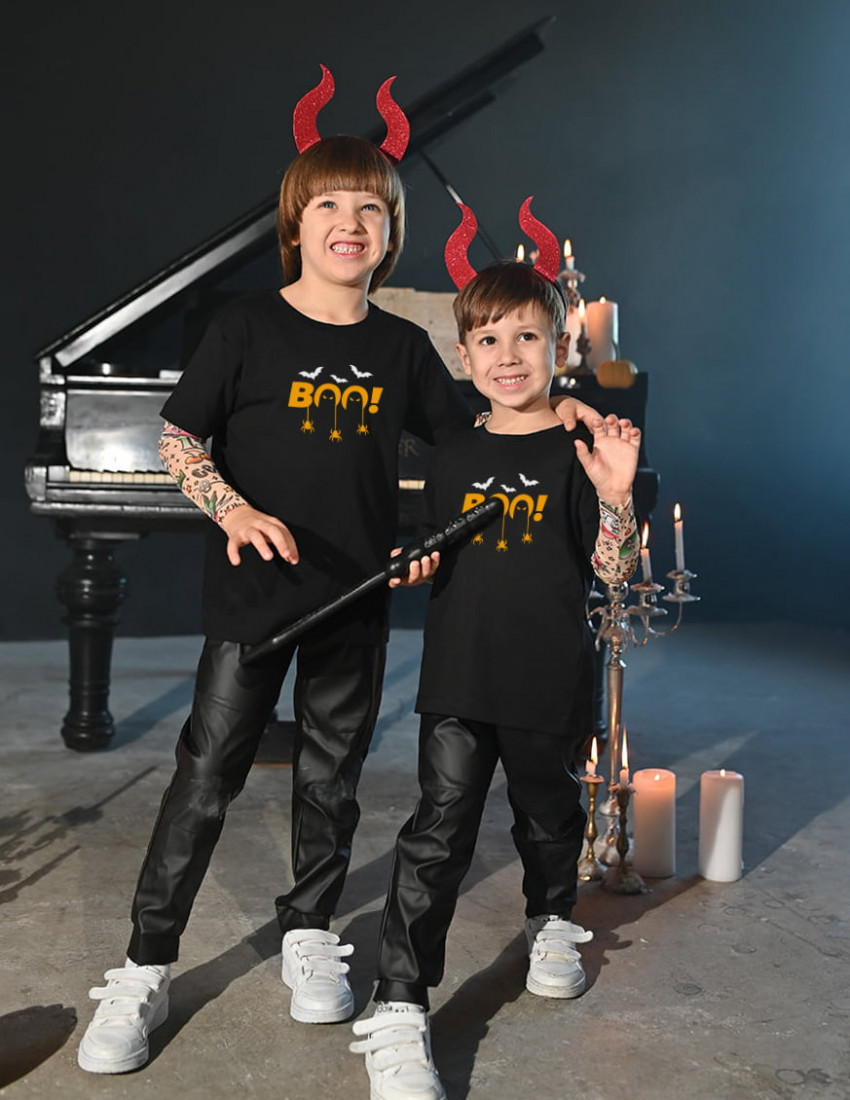 Футболка Дрейк з тату рукавами tattoo style Halloween Boo Футболка Дрейк з тату рукавами tattoo style Halloween Boo
