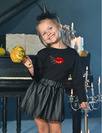 Лонгслив Лінк чорний Bat Kiss