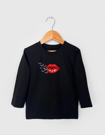 Лонгслив Лінк чорний Bat Kiss