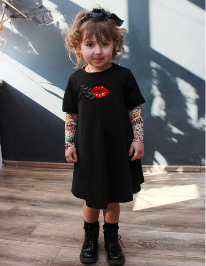 Сукня Дрейк Tattoo style Bat Kiss