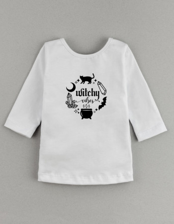 Лонгслів Герда білий Witchy Vibes