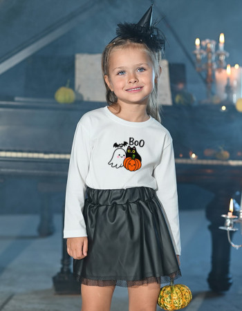 Лонгслив Лінк білий Boo Friends